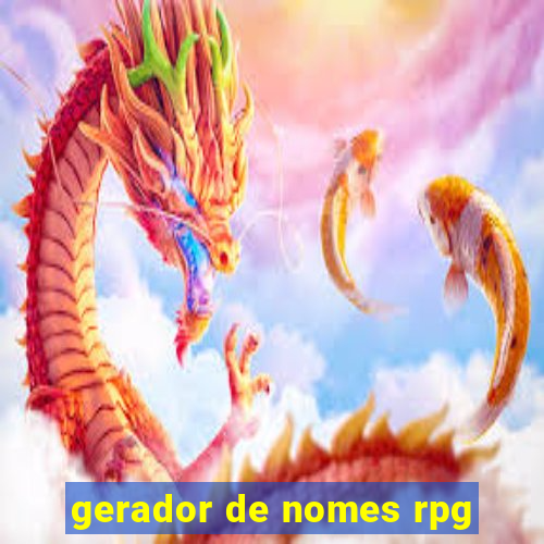 gerador de nomes rpg